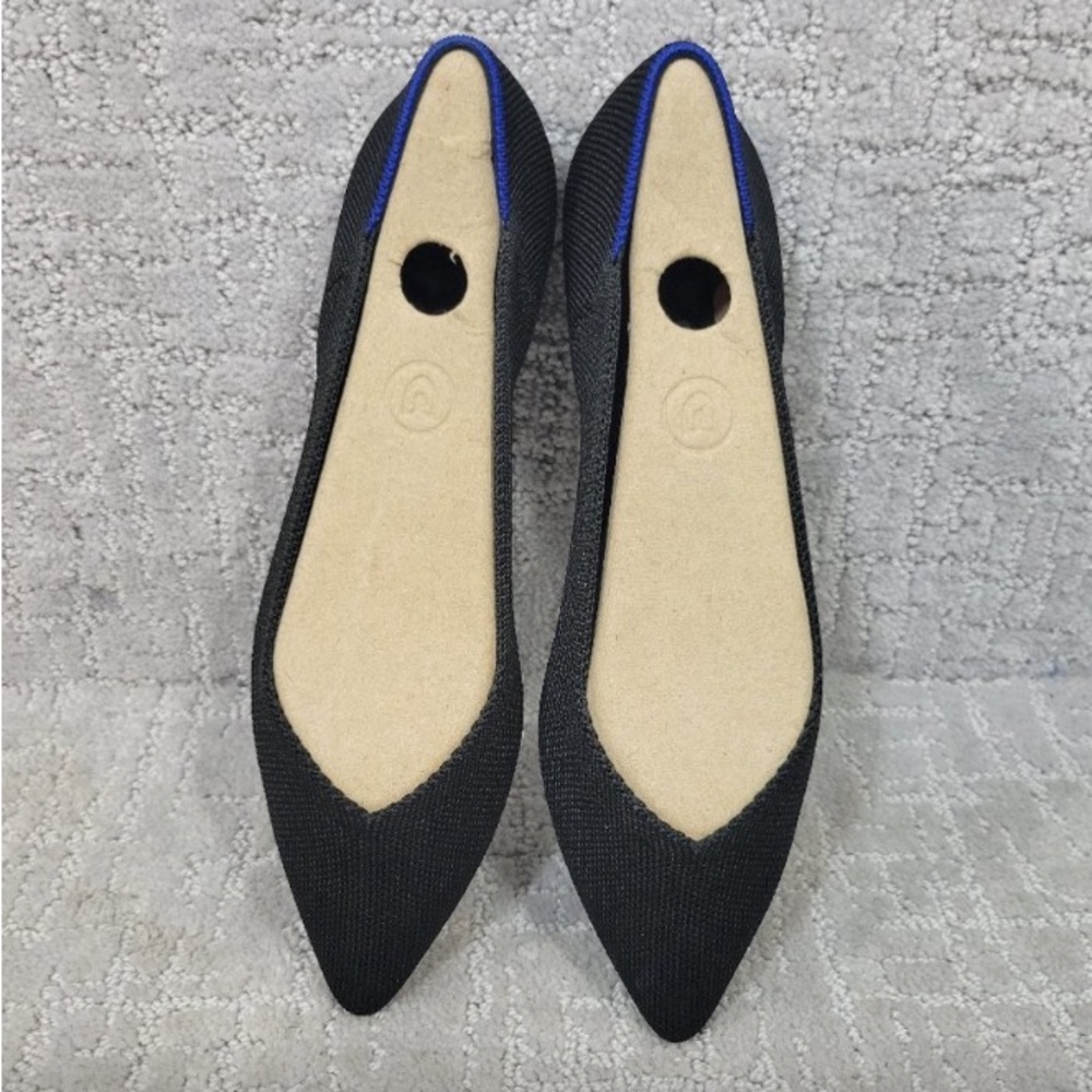 Rothy's The Point Women's Size US 6 Black Solid Slip On Flats